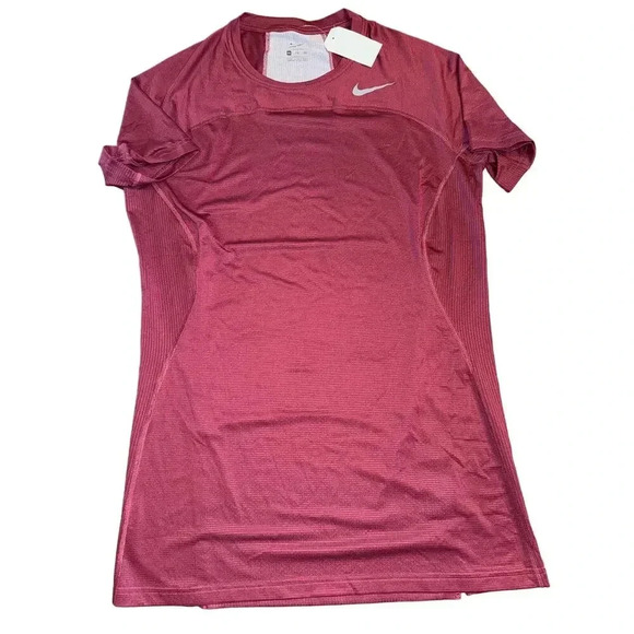 NIKE NEW COMPEESSION shirt size 2XL maroon - Picture 1 of 3